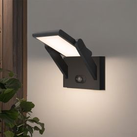 Inowel Solar Wall Lights Outdoor Motion Sensor Wall Sconce Dimmable Porch Lights 11611HB