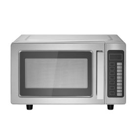 Countertop Microwave Oven, 0.9 Cu Ft, 1000W Digital Stainless Steel Microwave Oven with Touchscreen, 10 Cooking Presets, 5 Power Levels