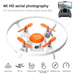 4DRC V5 Kids and Beginners Mini RC Drone V5 RC Quadcopter with 1080P HD Wide Angle Camera,Drones suitable for children and beginners (Color: ORANGE(Camera))