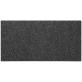 Minimalistic Non-Slip Protector Felt Desk Pad Extended Mouse Keyboard Laptop Gaming PC Accessories C (Option: Black gray-Length 80cm Width 40cm)